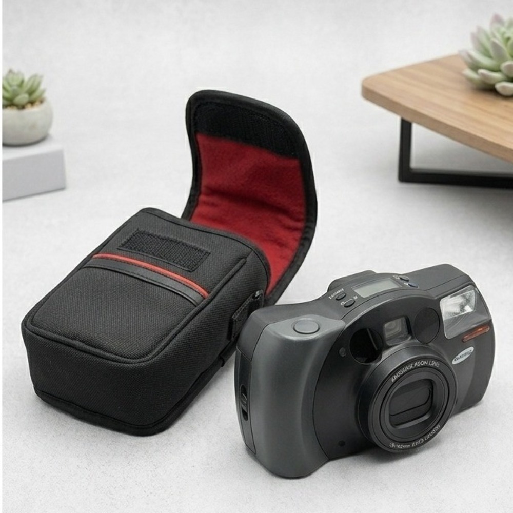 Vintage Samsung ECX1 Panorama 35mm Film Camera Designed‎ by F.A. Porsche Working